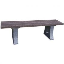 Banquette Parc Eco 150 Cm - En Kit - Marron/pieds Gris