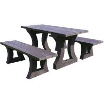 Table Bancs Plastique Recyclé Accès Facile_lb07271a