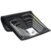 Jeu De 12 Cles Males Coudees Torx En Trousse