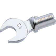 SAM - Embout Dyna Rond 12mm Fourche Plate 8mm - Clé Dynamométrique - Capacité 21x4x25mm - Longueur 25mm