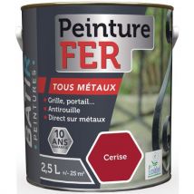 Peinture Fer Taux Métaux Ecolabel Aquarel - 25l Cerise