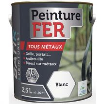 Peinture Fer Taux Métaux Ecolabel Aquarel - 25l Blanc
