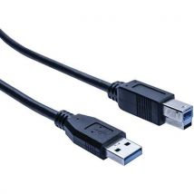 Cordon Éco Usb 3.0 Type A Et B Noir - 20 M