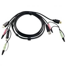 Cable Combiné Pour Kvm Hdmi Usb Audio - 18m Aten