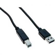 Cordon Usb 2.0 Type A Et B Noir - 18 M
