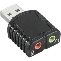 Mini Carte Son Usb Entree/sortie