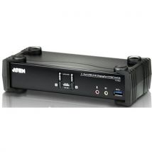 Aten - Commutateur KVM CS1922 DisplayPort 1.2 USB 3.0 Audio 2 Ports - Informatique et Multimédia - Garantie 2 Ans