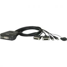 Cs22d Switch Kvm Dvi/usb Avec Télécommande Aten