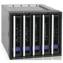 Icy Dock - Ventilateur Backplane MB155SP-B 5 disques SATA 35 - Pour boîtiers 5.25" - Refroidissement optimal