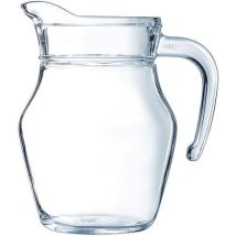In Situ - Pichet Broc Arc - 1,3 L Transparent - Hauteur 21,5 cm - Design Élégant