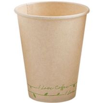 Matfer - Gobelet Biokup 43 cL Marron - Fibre de Carton Biodégradable - Lot de 1000 pièces