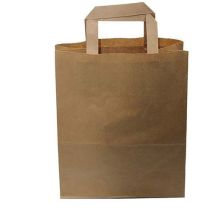 Matfer - Sac cabas kraft marron 260x320mm - Robuste et écologique - Idéal commerce
