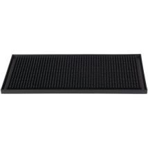 In Situ - Tapis de bar en caoutchouc noir - 30x15 cm - Antidérapant et absorbant
