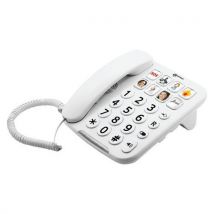 Téléphone Filaire Photophone110 Grosses Touches + Photo - Geemarc