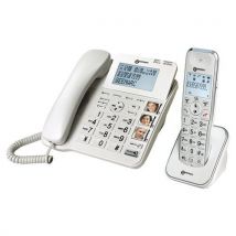 Téléphone Filaire Amplidect Combi + Amplidect 295ad Sans Fil - Geemarc