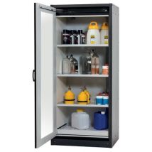 Asecos - Armoire de sécurité Q-DISPLAY-30 - 1947x864x620 mm - 3 étagères, 1 bac rétention 22L - Résistance feu 30 min - Pour inflammables