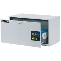 Asecos - Armoire de sécurité sous paillasse UB-S-30 - 1 tiroir inox Gris Clair - 30 min résistance au feu - Stockage produits dangereux