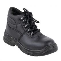Portwest - Chaussure de sécurité haute S1 Compositelite FC21 Noir 39 - Cuir croute, Oeko-Tex, Antidérapante