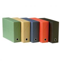 Lot De 5 Boîtes Carton Assortis Dos 9 Cm