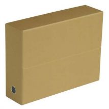 Boîte De Classement Carton - Dos Largeur 9 Cm Beige