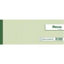 Carnet À Souche Reçus 50 Feuillets Horizontal 105x27cm