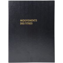 Registre 32x24cm + Recharge Imprimés Mouvements Titres