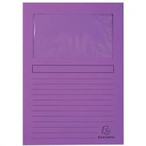 Paquet De 100 Chemises À Fenêtre Forever - 22x31 Cm - Violet