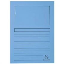 Paquet De 100 Chemises À Fenêtre Forever 22x31 Cm Bleu Clair