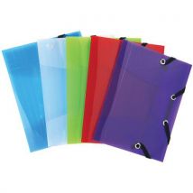 Chem. À Élastiq. 3 Rab. Pp Crystal Colours 12x16cm Assort