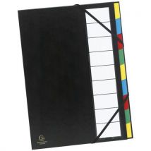 Trieur Rigide Ordonator Dos Extens. 9 Compart. Col. Assort.