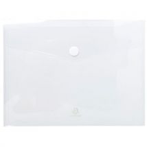 Sachet De 5 Pochettes-enveloppes Pp - A4 - Transparentes