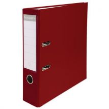 Classeur À Levier Pp Dos De 80mm - A4 - Couleurs Bordeaux