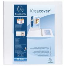 Lot de 10 - Class. Pp Personnalisable Kreacover 2 Ann. 60mm A4 Max Blanc