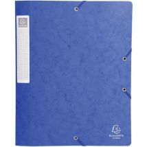 Bte De Class. Cartobox Dos 40mm Cte Lustrée A4 Bleu