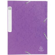 Bte De Class. Cartobox Dos 25mm Cte Lustrée A4 Mauve