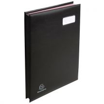 Parapheur Couvert. Expansé Système Fixapage 24 Compart Noir