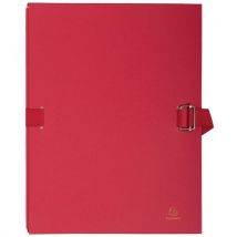 Chemise Dos Extensible Avec Rabat Papier - 24x32cm Rouge