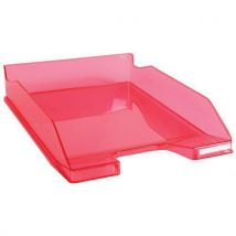 Corbeille À Courrier Midi-combo Framboise Transparent