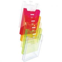 Trieur Mural A4 Vertical 6 Cases - Arlequin