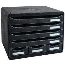 Store-box Mini 7 Tiroirs Ecoblack Noir