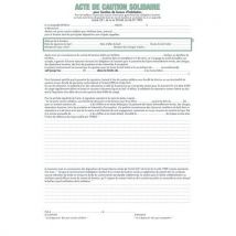 Liasses Acte De Caution (tous Contrats Sauf 50e)