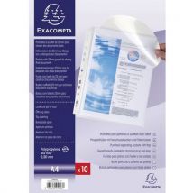 Sachet De 10 Pochettes À Soufflet Avec Rabat Pp 20/100e A4