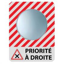 Miroir À Message « Priorite A Droite»