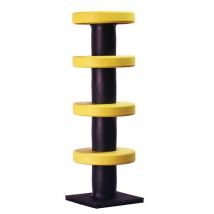 Poteau De Protection Pargom 250mm X 800mm Noir / Jaune