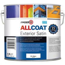Zinsser Allcoat Exterior Satin 25l Blanc