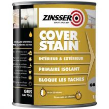 Zinsser Coverstain 1l Gris Clair Ral7045