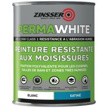 Peinture Antimoisissure Blanc Satin Velours 1l Permawhite