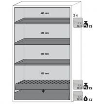 Armoire Sécurité S-classic-90 S90.196.120 Jaune