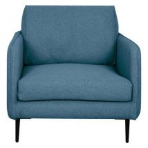 Fauteuil Wing Step Bleu Gris