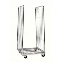 Roll -conteneur 2 Ridelles - 700 X 800 X 1520mm Capacité 400 Kg